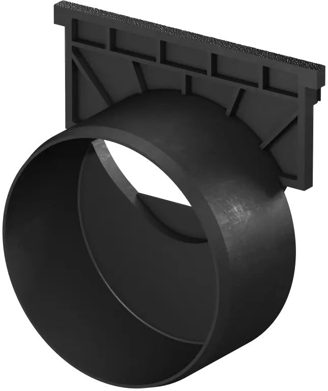 ACO Universele Eindplaat Voor Zijuitloop Spie Ø110mm