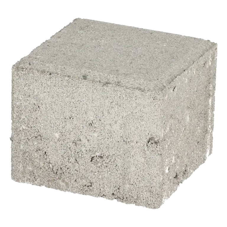 Ecotop Base Halve bss 10,5x10,5x8 normaal facet grijs KOMO