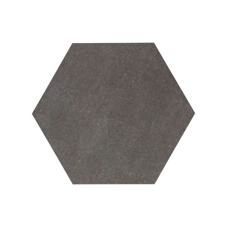 Staptegel Hexagons Ø60x52x2 Basalto