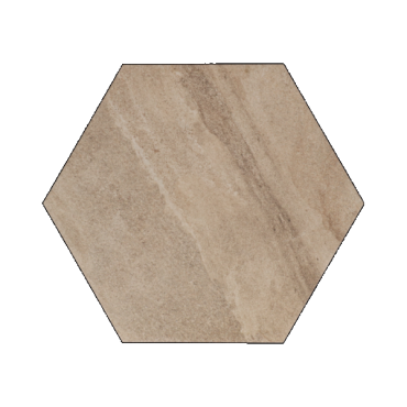 Staptegel Hexagons Ø60x52x2 Cappuccino