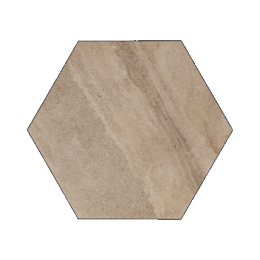 Staptegel Hexagons Ø60x52x2 Cappuccino