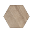 Staptegel Hexagons Ø60x52x2 Cappuccino