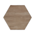 Staptegel Hexagons Ø60x52x2 Foresta Chairo