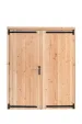 Douglas Deur incl. kozijn Dubbele klampdeur B1696x2021mm sponningmaat