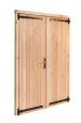 Douglas Deur incl. kozijn Dubbele klampdeur B1696x2021mm sponningmaat