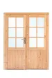 Douglas Deur incl. kozijn Dubbele klampdeur B1596xH2001mm sponningmaat