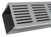Star Drain Mini 65/60 Lijngoot - Grijs (Aluminium) 100cm