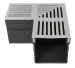 Star Drain Mini 65/60 Hoekstuk - Grijs (Aluminium)
