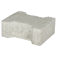 Ecotop Base H-verbandsteen 20x16,4/11,7x8 normaal facet grijs KOMO PL2