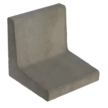 L-element 40x40x40 Grijs