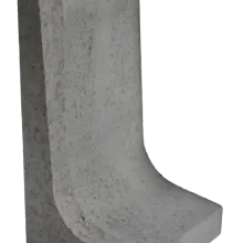 L-element 80x40x40 Grijs