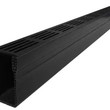 ACO Slim-Line Zwart Rooster 100cm