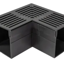 Star Drain Mini 65/60 Hoekstuk - Zwart (Aluminium)