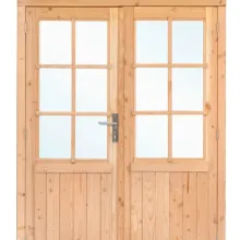 Douglas Deur incl. kozijn Dubbele klampdeur B1596xH2001mm sponningmaat