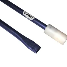 De Wit Stootijzer 1400x28mm met nylon dop Ø 60mm