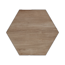 Staptegel Hexagons Ø60x52x2 Foresta Chairo