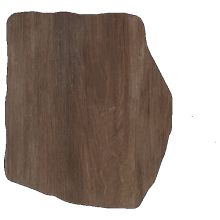 Staptegel Flex Stones Ø42x36x2 Holz Marrone