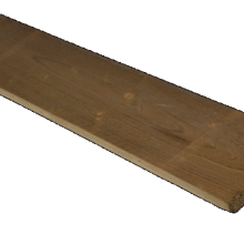 ME Grenen Plank Geschaafd 1,5x14x180cm Groen Geïmpregneerd