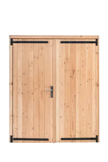 Douglas Deur incl. kozijn Dubbele klampdeur B1696x2021mm sponningmaat