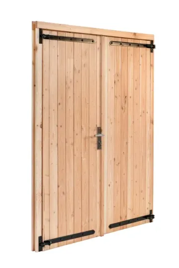 Douglas Deur incl. kozijn Dubbele klampdeur B1696x2021mm sponningmaat
