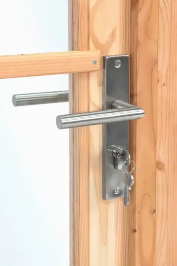 Douglas Deur incl. kozijn Dubbele klampdeur B1596xH2001mm sponningmaat