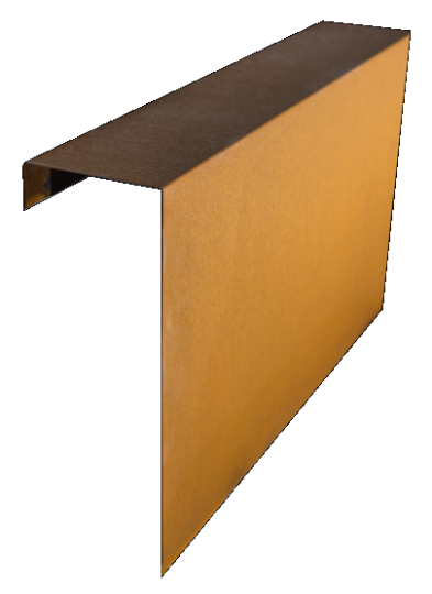 Corten Overzetstuk 1000x450x150mm