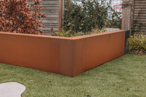 Corten Overzetstuk Hoek 170/170x300x120mm