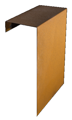 Corten Overzetstuk 500x450x120mm